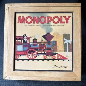 Monopoly Nostalgia Wooden Box 2001: Pre-owned, great condition